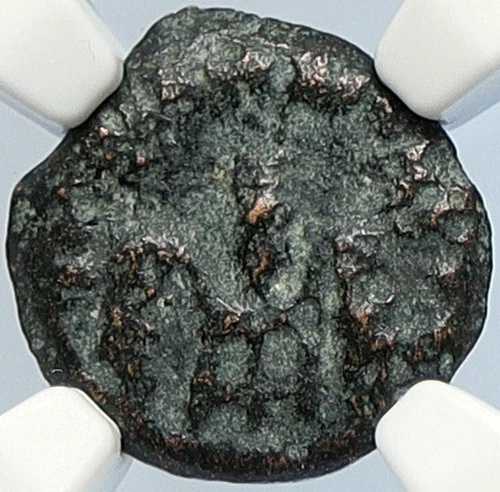 ポンティウス・ピラト ティベリウス エルサレム イエス 磔刑 古代ローマ貨幣 NGC i105945