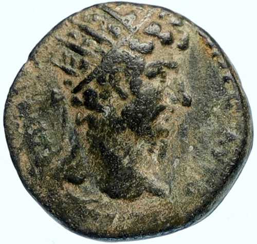 LUCIUS VERUS 161AD 古代ローマ ZEUGMA COMMAGENE 古いアンティーク リース コイン i98016