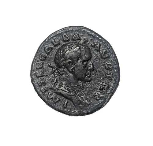 AD 68 年 6 月～8 月 ローマ帝国ガルバ (AD 68 ～ 69 年) AE DUPONDIUS 13.65 グラム RIC287