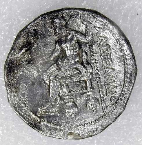 紀元前336-323年 テトラドラクマ アレクサンダー大王3世 銀貨 ヘラクレスとゼウス
