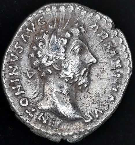165 マルクス・アウレリウス デナリウス Ch VF NGC - ローマでカエサルとして鋳造｜WORLD RESOURCE【QUEEN店】