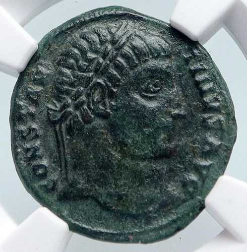 コンスタンティヌス1世（大帝） 真正古代ローマコイン 326年 キャンプゲート NGC i89581 100,100円