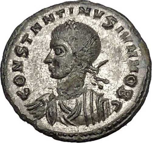 コンスタンティヌス 2 世 コンスタンティヌス大帝の息子 古代ローマのコイン ベクシルム i51186