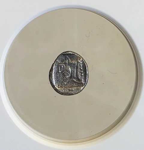 キリキア・マルス亀と雄牛のオボル NGC XF 古代銀貨