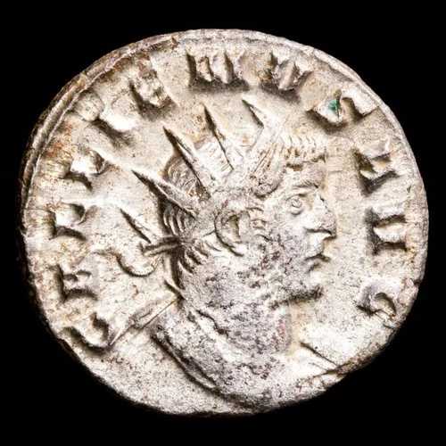 *ルツェルナエ* ガリエヌス アントニニアヌス LEG I MIN VI P VI F Minerva Mediolanum 260AD