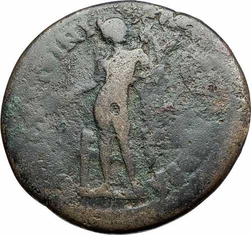 COMMODUS 177AD 本物の古代ローマのコイン PARIUM MYSIA EROS HERM RARE i79954｜WORLD RESOURCE【QUEEN店】
