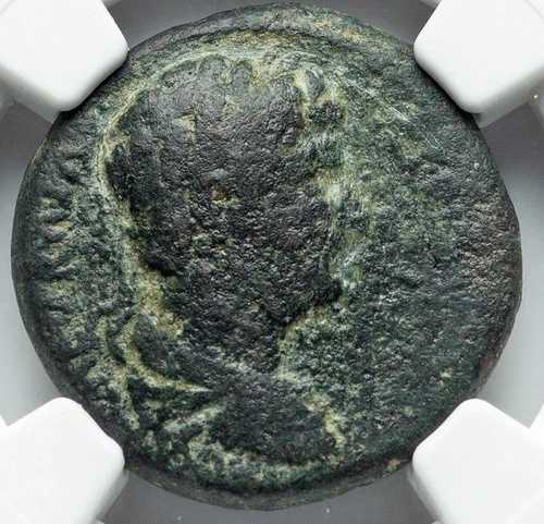 ハドリアヌス帝 117-138 AD AELIA CAPITOLINA ユダヤ ローマ帝国 エルサレム AE 23 コイン NGC