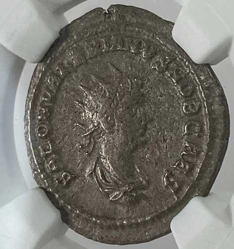ローマ・シーザール・アンティオキア帝国サロニヌス AD 258-260 BI ダブルデナリウス NGC CH VF
