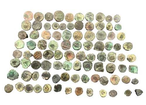 91アンティークインドインドギリシャクシャーナ紀元1世紀ブロンズ古代コイン通貨切手｜WORLD RESOURCE【QUEEN店】