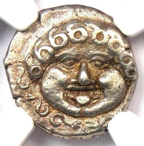 トラキア・アポロニア・ポンティカ AR ドラクマ銀貨 トラキア 紀元前400年 - NGC XF認定