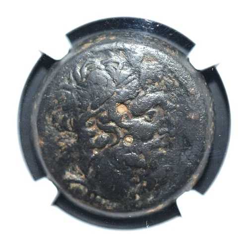 セレウコス王国、アンティオコス4世、紀元前175-164年、AE32、NGC----540---|WORLD RESOURCE【QUEEN店】