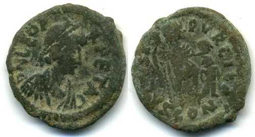 非常に珍しいレオ（457-474年）のAE2、SALVS RPVRLICA付き、ケルソン造幣局、ローマ帝国後期｜WORLD RESOURCE【QUEEN店】