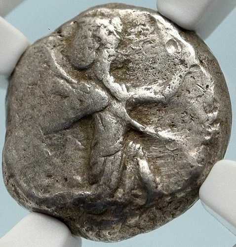 紀元前486年 クセルクセス - アルタクセルクセス1世 アケメネス朝 ギリシャ銀貨 SIGLOS リディア NGC i83594