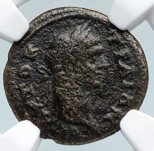 トラヤヌス帝 本物 古代ローマ属州 紀元98年 勝利戴冠式コイン NGC i89832