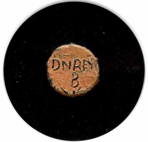オストゴート族。 Baduila、AD 541-552、AE Nummus、DN REX、NGC VF