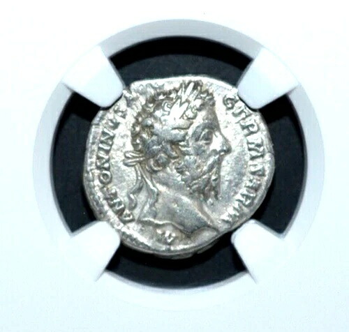 マルクス・アウレリウス、AD 161-180、アル・デナリウス、NGC、ストライク 5/5、(341)