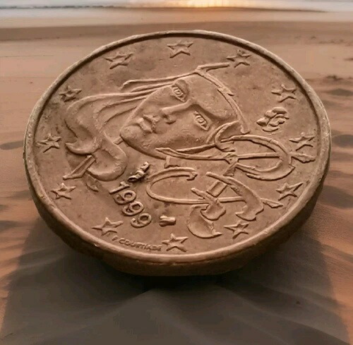 1999年イタリア5セント硬貨