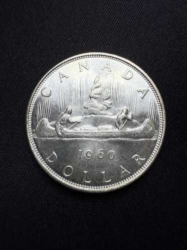 1960年カナダドル銀貨 80% 1ドル