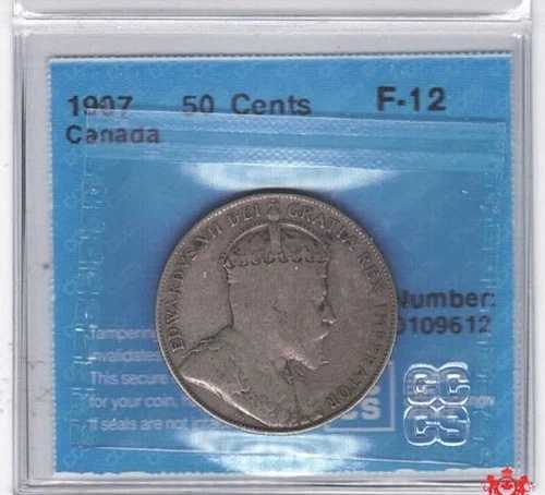 1907年カナダ50セント - CCCS F12 - 0109612