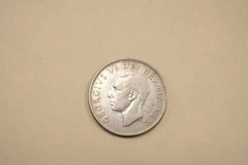 1950年カナダ50セント超高級硬貨