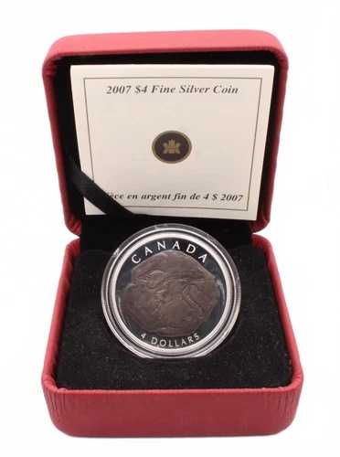 2007年 4ドル 純銀貨 パラサウロロフス