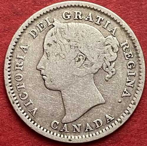 1899年カナダ10セントラージ9シリング - 良品 - ロット番号7912-