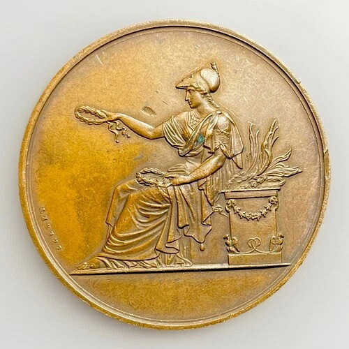1876年 ヴィル・ド・パリ パリ市 ENSEIGNEMENT DU DESSIN CLASSE D'ADULTES 50mm