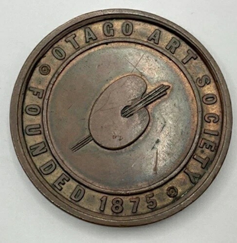 1875年 ニュージーランド・オタゴ美術協会銅メダル 1875年設立、W.Hコレクション 53mm