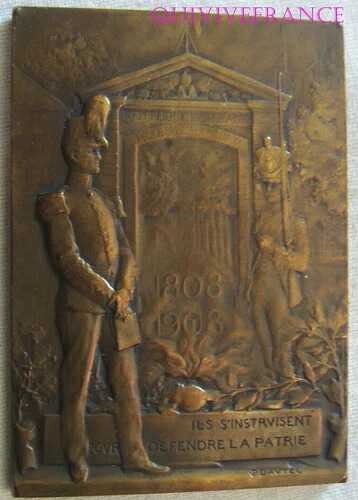 MED01172 - サン・シール陸軍学校 1908年 センテナリーメダル DAUTEL製