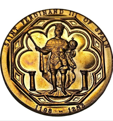 1797年 ミッション・サンフェルナンド カリフォルニア 聖フェルディナンド メダル アートメダル NP0302
