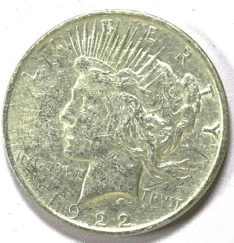 1922年リバティ・ピース銀貨、フィラデルフィアで90%鋳造｜WORLD RESOURCE【QUEEN店】 46,860円
