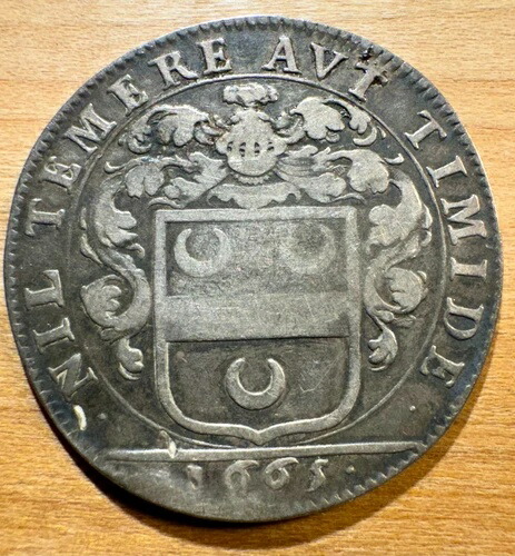 1665年 ブルターニュ ナント マチュラン ジロー-メール シルバー ジェトン- 56,100円