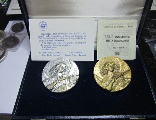 Diptych メダル シルバーケース付き Forli' 150 証明書(*19)-