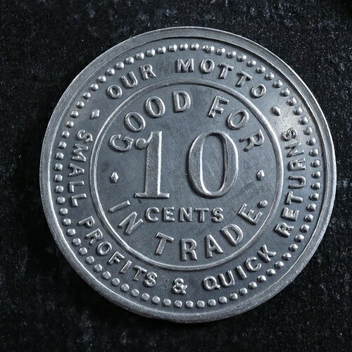 S. Brunk & Co トークン 10 セント ベルリン オンタリオ カナダ Leroux 1068m Bo 88-D-D