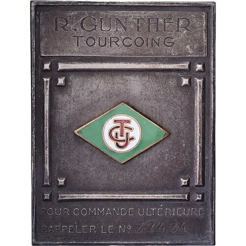 [#399977] フランス、プラーク、Publicitaire、Raoul Gunther Tourcoing、メタル、オーストラリア