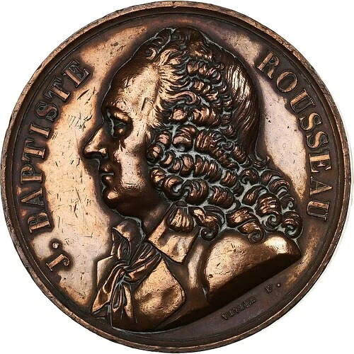 [#133746] フランス、メダル、ジャン＝バティスト・ルソー、ギャラリー・メタリック、1819年、警官、