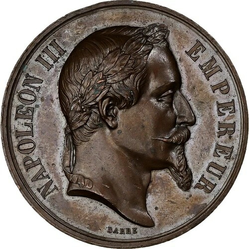 [#1157172] フランス、メダル、ナポレオン3世、コンクール・アグリコル・ド・チュール、1864年、銅 38,610円