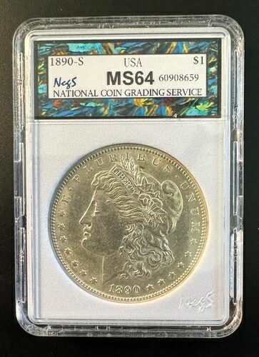 1890 S モーガン銀貨 - 美しい!