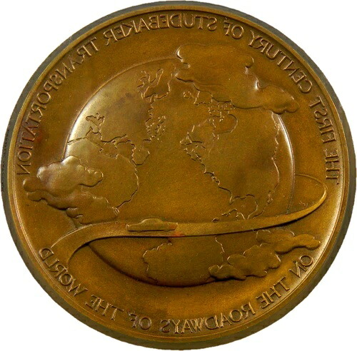 1952年 スチュードベーカー運輸100周年記念メダル NGC MS 66 トップポップ 52,800円