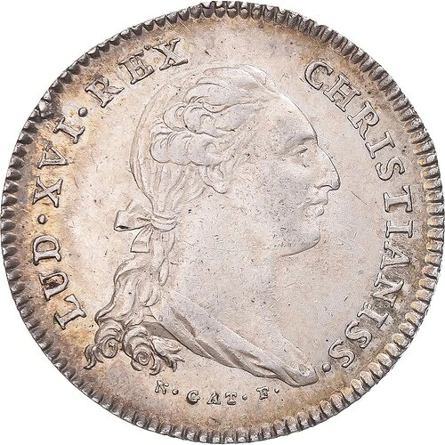 [#344660] フランス、トークン、ルイ 16 世、Les six corps des Marchands、1776、AU、Sil、