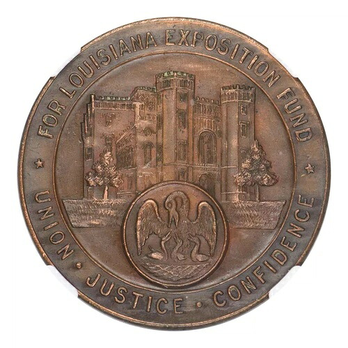 1915年 ルイジアナ州 パンパシフィック・ソコールド・ダラー パンパシフィック博覧会 HK-406 NGC MS62BN