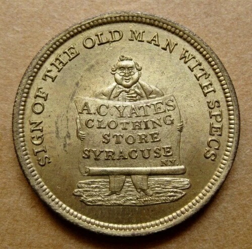シラキュース商人 - NY 1028 Choice UNC - A.C. Yates 衣料品店 - 仕様