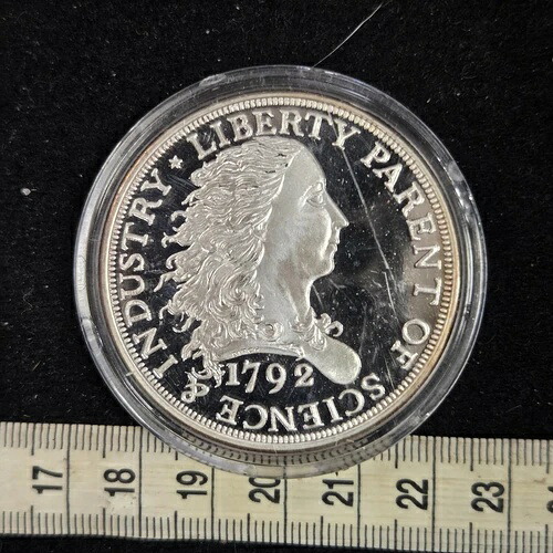 1792年製 セントコピー記念カメオプルーフ 0.999 シルバー 2オンス メダル