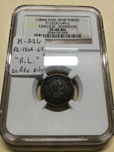 1864 リンカーン K-226、デウィット-AL-1864-68、F-132A/149a、リンカーン・ジョンソン、NGC XF-40BN