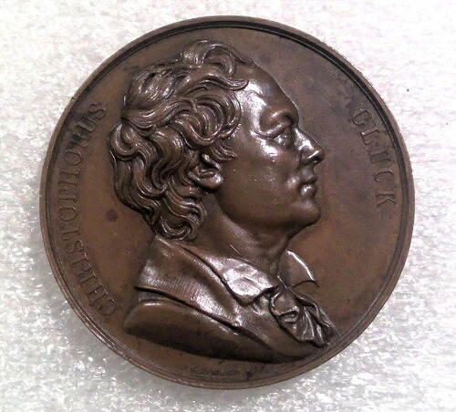 フランス 1818年 クリストファー・グルック ブロンズメダル 46mm