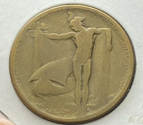 1915年 パナマ・パシフィック・ドル（ローボール・アグ社製）公式記念品 HK-400 ブロンズ
