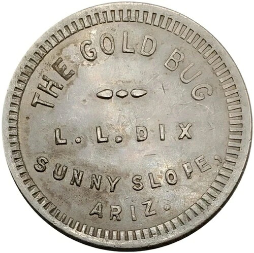 (1929) サニースロープ AZ SUN-325n (R-6) L L ディックスマーチャントトークンカフェ
