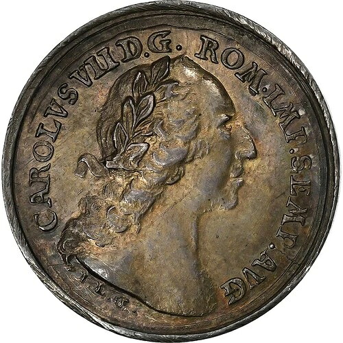 [#1156573] フランス、トークン、シャルル7世選挙、歴史、1742年、MS、Sil、ver