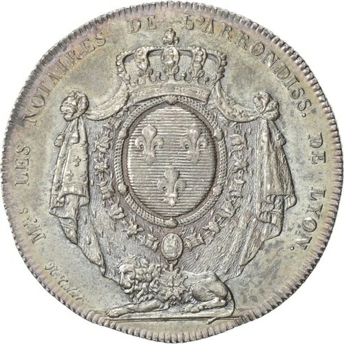 [#401126] フランス、トークン、公証人、1805年、ティオリエ、AU、シルバー、ルルージュ:170