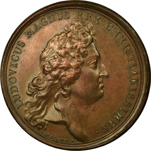 【#710785】 フランス、メダル、ルイ14世、レヴォケーション・ド・ナント、1685年、マウ、G-